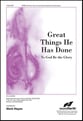 Great Things He Has Done SATB choral sheet music cover